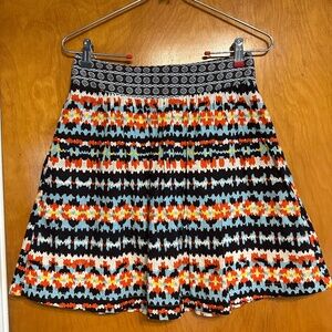 Porridge mini skirt from Anthropologie, size 2, elastic waist